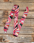 Red and Pink Western Skinny Mini Wild Rag Scarf / Cowgirl Necktie