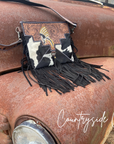 The Outlaw Cowhide Fringe Purse by Countryside Co. ONLY AT COUNTRYSIDE CO.