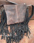 The Outlaw Cowhide Fringe Purse by Countryside Co. ONLY AT COUNTRYSIDE CO.