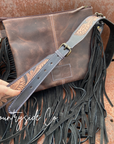 The Outlaw Cowhide Fringe Purse by Countryside Co. ONLY AT COUNTRYSIDE CO.