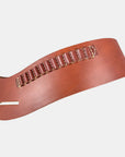 Revolver Cartridge Double Drop Buscadero Belt - 3"