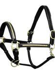 ExionPro Clincher Leather Halter - Brass Hardware