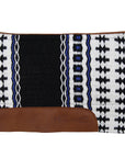 Spine Relief Contour Woven Blanket Saddle Pad with 100% Pressed Wool Bottom