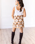 Rio Rancho Aztec Faux Suede Skirt