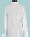 100% Cotton Center Ruffle Blouse - SH015