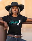 Spirited Horse Black Graphic Tee Shirt - Bourbon Cowgirl