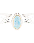 Shine Bright Larimar Cuff Bracelet