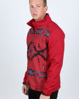 Mens Aztec Softshell Water-Resistant Jacket - Red