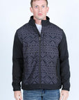Mens Aztec SoftShell Concealed Carry Water-Resistant Jacket - Black