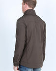 Mens Aztec SoftShell Concealed Carry Water-Resistant Jacket - Brown