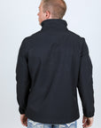 Mens Aztec Softshell Water-Resistant Jacket - Black