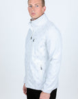 Mens Aztec Softshell Water-Resistant Jacket - White