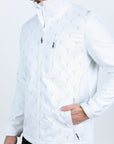 Mens Aztec Softshell Water-Resistant Jacket - White