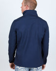 Mens Aztec Softshell Water-Resistant Jacket - Navy