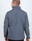 Mens Aztec Softshell Water-Resistant Jacket - Gray