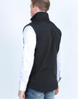 Mens SoftShell Concealed Carry Water-Resistant Vest - Black