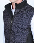 Mens Aztec SoftShell Concealed Carry Water-Resistant Vest - Black