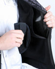 Mens Aztec SoftShell Concealed Carry Water-Resistant Vest - Black
