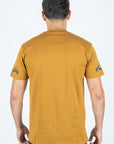 Men's Cotton Mustard Rhinestone T-shirt