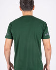 Men's Cotton Green Rhinestone T-shirt