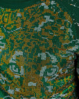 Men's Cotton Green Rhinestone T-shirt