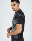 Men's Cotton Black Rhinestone T-shirt