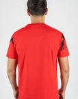 Men's Cotton Red Rhinestone T-shirt