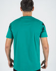 Men's Cotton Teal Rhinestone T-shirt