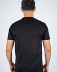 Men's Cotton Black Rhinestone T-shirt