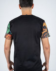 Men's Cotton Black Rhinestone T-shirt