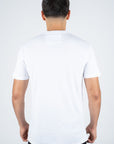 Men's Cotton White Rhinestone T-shirt