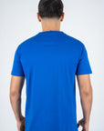 Men's Cotton Royal Blue Rhinestone T-shirt