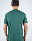 Men's Cotton Green Rhinestone T-shirt