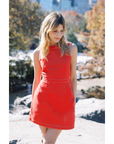 MASON'S DAUGHTER | Mia Dress, Red Cotton Twill
