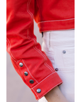 MASON'S DAUGHTER | Ava Jacket, Red Cotton Twill