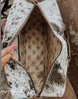 Saddlemen Carry All Cowhide Duffle Travel Bag by Countryside Co.