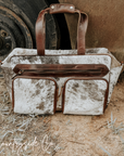 Saddlemen Carry All Cowhide Duffle Travel Bag by Countryside Co.