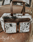 Saddlemen Carry All Cowhide Duffle Travel Bag by Countryside Co.