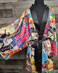 Vintage Rodeo Poster Women's Lounge Kimono Robe