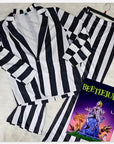 Beetlejuice Striped Flare Pants
