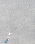 Clint Cactus Bar Pendant Fashion Necklace