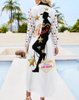 Viva Las Vegas Rodeo Women's Western Duster Dress