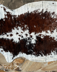 Tri-Color Hair On Cowhide Rug