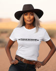 Smokeshow Graphic Tee Shirt for Country Girls- Bourbon Cowgirl