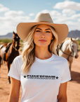 Smokeshow Graphic Tee Shirt for Country Girls- Bourbon Cowgirl