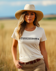 Smokeshow Graphic Tee Shirt for Country Girls- Bourbon Cowgirl