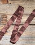 Brown Western Skinny Mini Wild Rag Scarf / Cowgirl Necktie