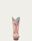 T0240 - TEEN EMBROIDERY ROSE SQUARE TOE COWBOY BOOT
