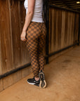 VITAL LEGGINGS | TOFFEE PLAID