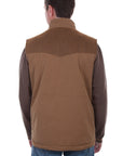 Canvas Vest W/quilted Plaid Lining - TR-079